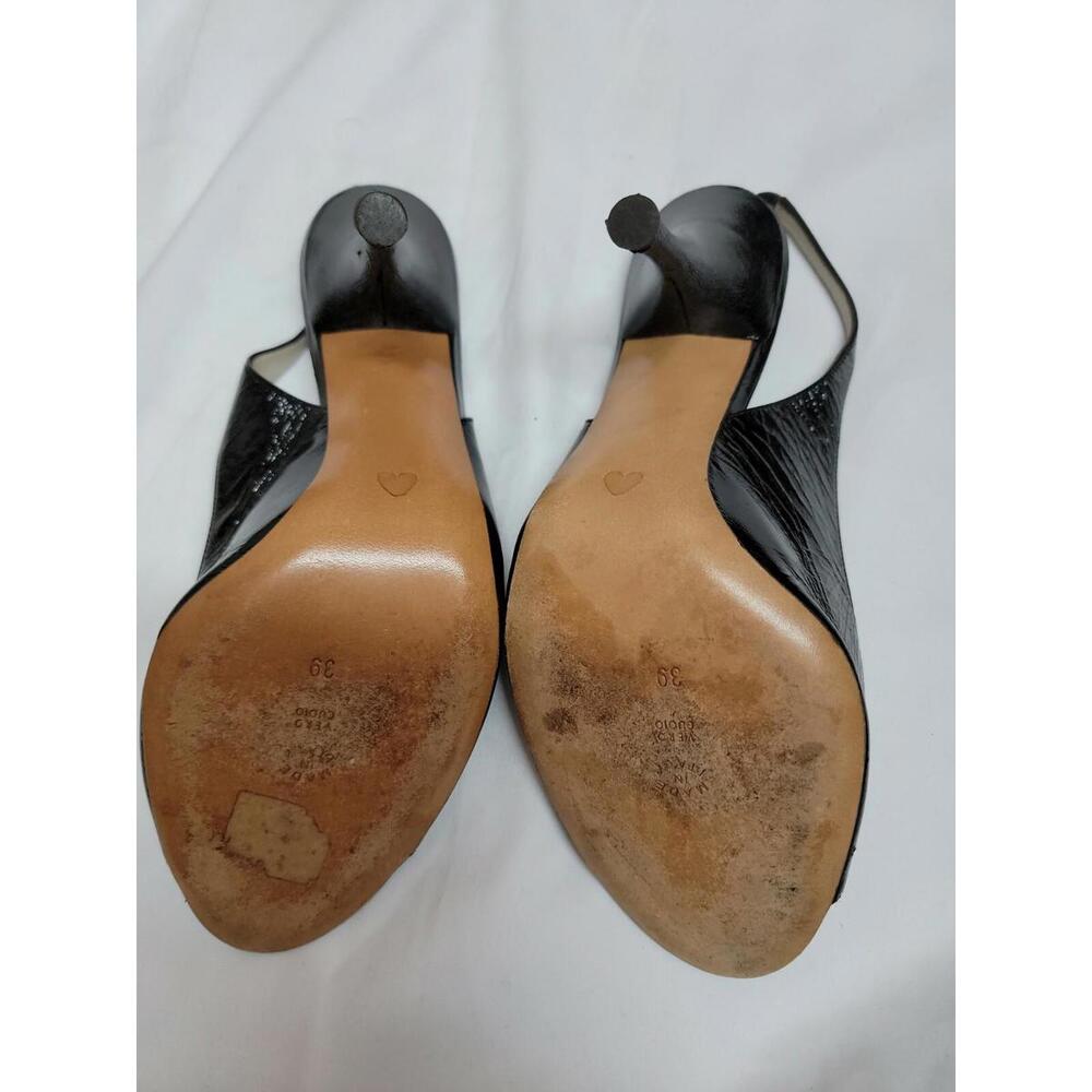 Moschino Cheap and Chic Womens  Leather Slingback Sandals Sz. 39/9 EUC - Picture 8 of 11